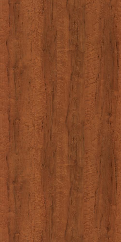 Brown wood laminate with suede finish and wood grain texture