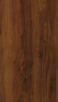Brown wood grain laminate with textured finish and natural wood pattern details.