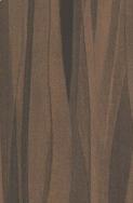 Brown wood grain laminate with textured finish and vertical wood pattern, showing natural wood appearance and slight sheen