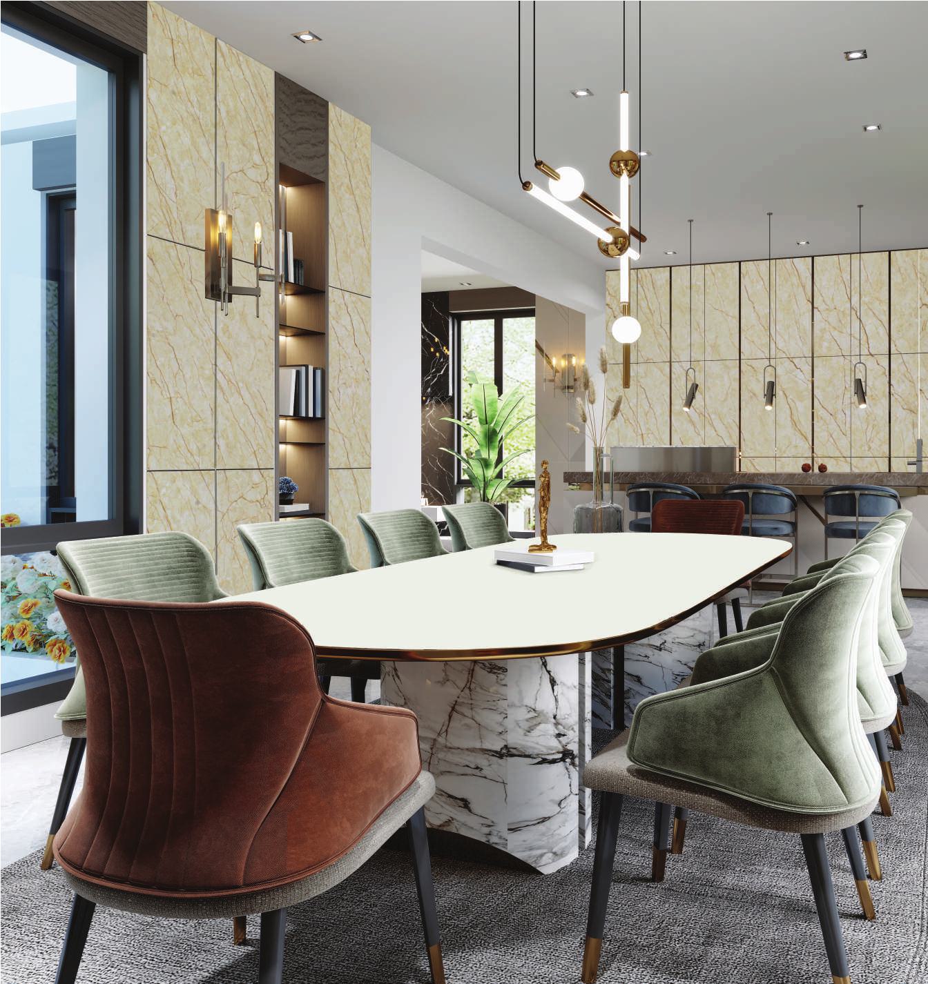 Marble & Stone Laminate 8x4 ft Glossy 1.25 mm - 2907 Kjerag
