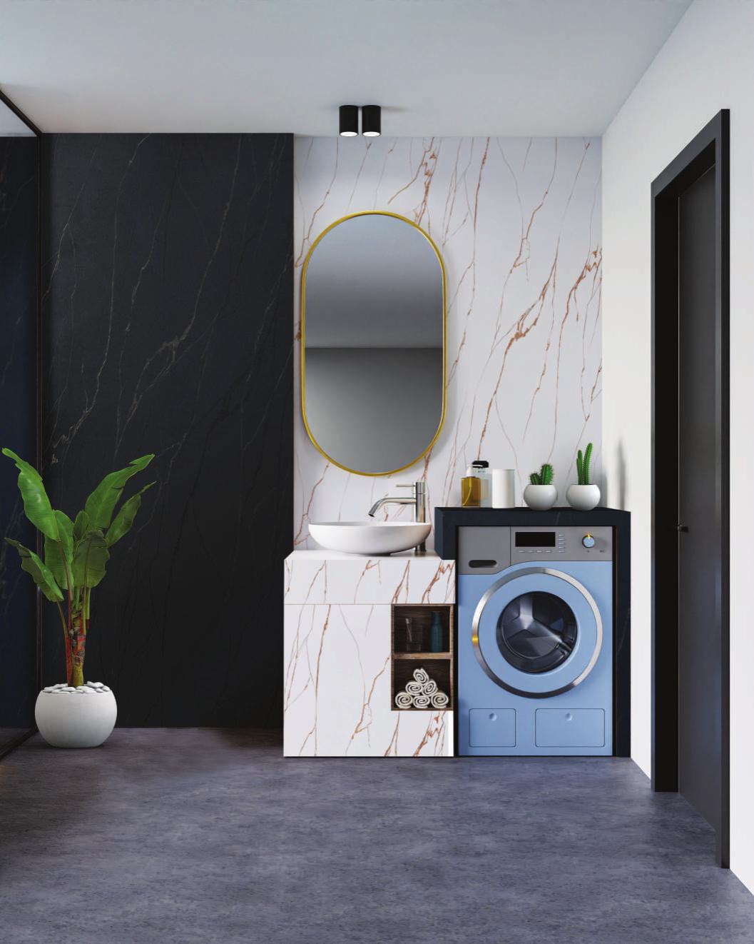 Marble & Stone Laminate 8x4 ft Glossy 1.25 mm - 2913 Aris