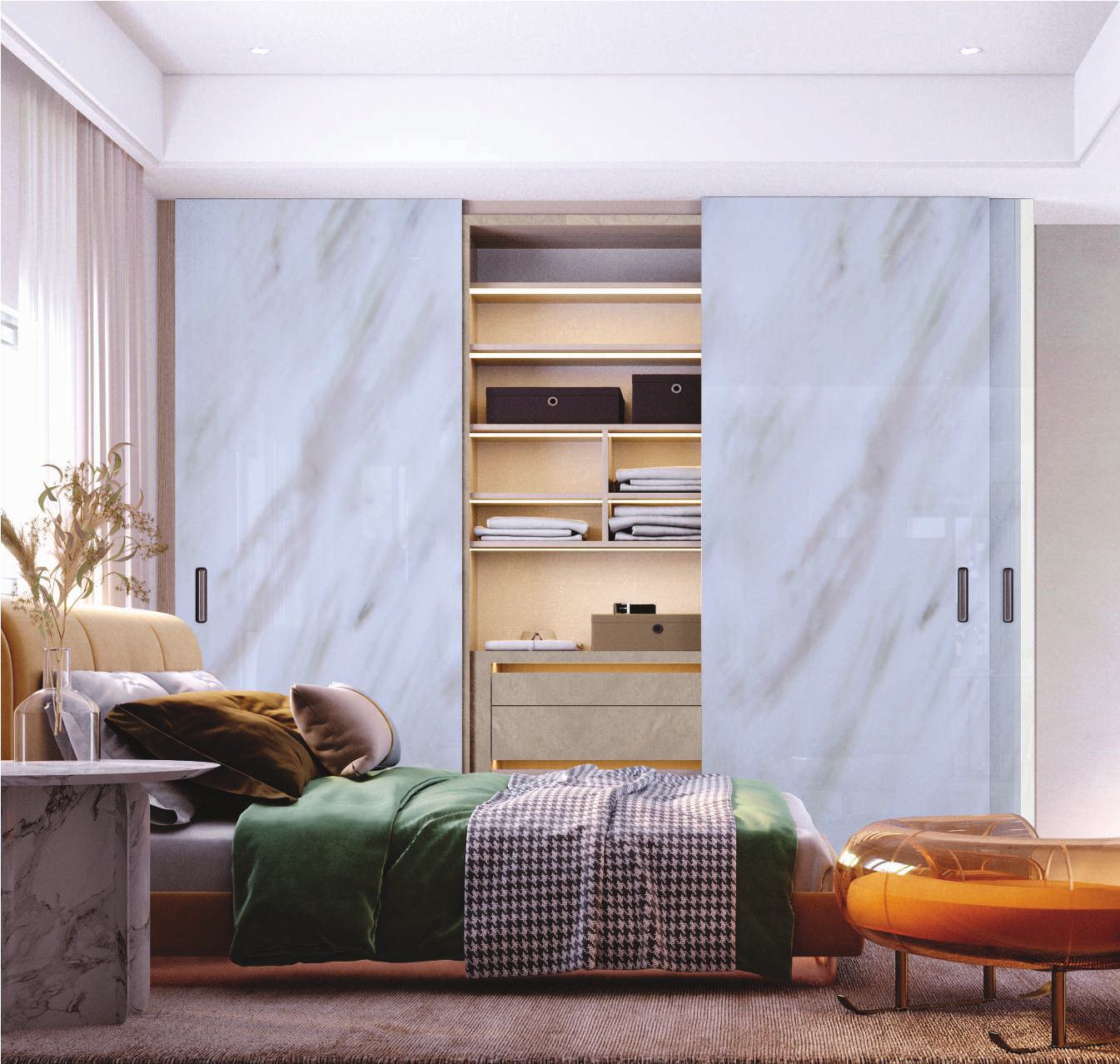 Cypurs Marble & Stone Laminate 8x4 ft Glossy 1.25 mm - 2920 Light