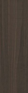 Brown wood laminate with textured finish and wood grain pattern, showing detailed texture and subtle sheen.