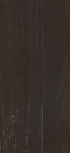 Brown wood grain laminate with textured finish and visible wood pattern and slight sheen on dark brown surface.