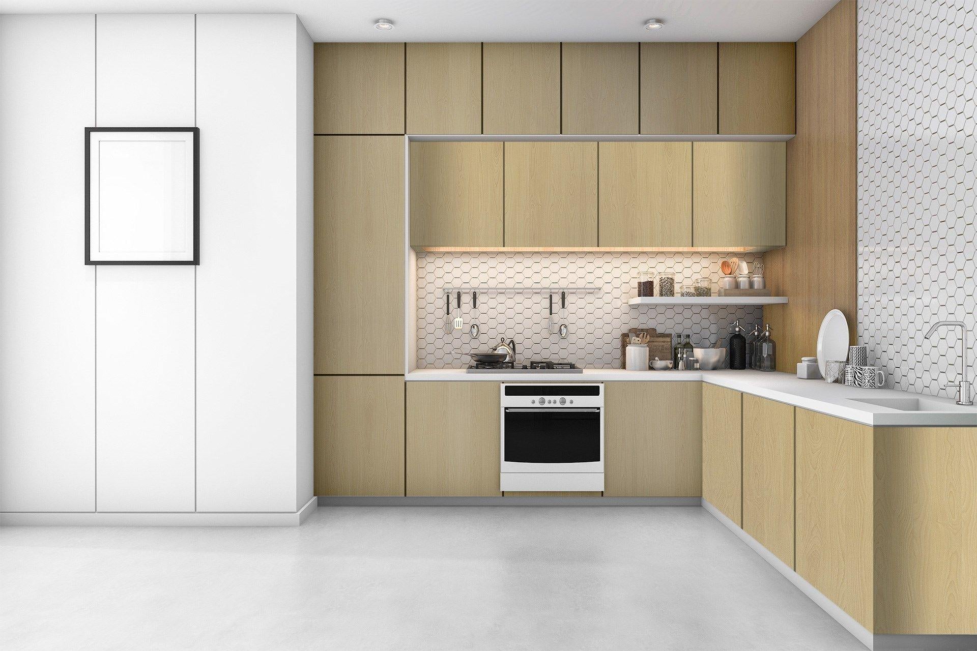 Intal Beech Wood Laminate 8x4 ft Suede 1 mm - 3012 SUD