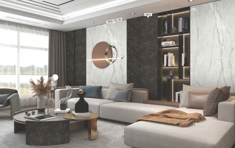 Marble & Stone Laminate 8x4 ft High Gloss 1.5 mm - 3013 Harley