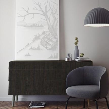 Fusion Dark Maple Wood Laminate 8x4 ft Texture 1 mm - 3028 FN