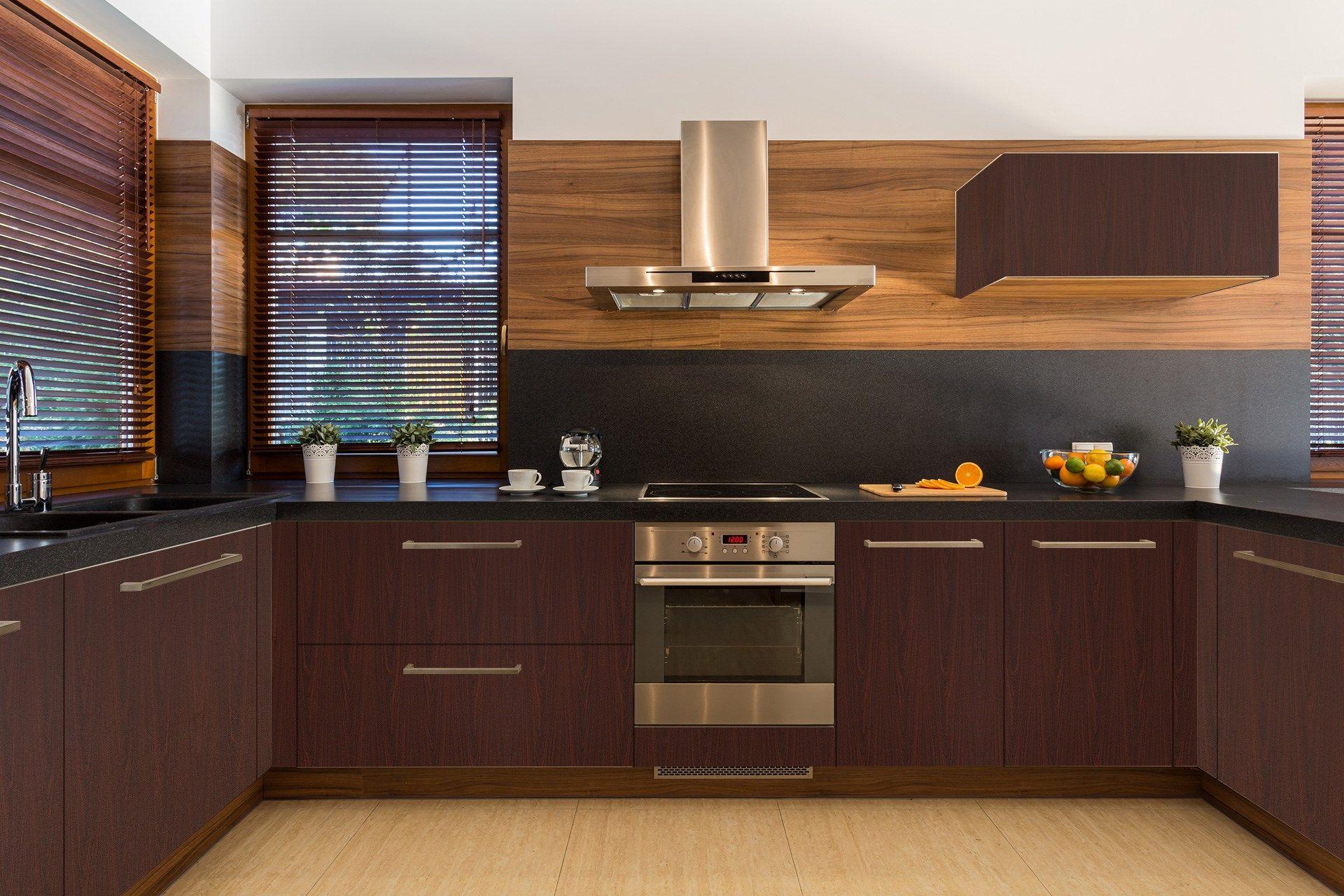 Newmika Classic Mahogany 8x4 ft Suede wood laminates Brown 3036_SUD