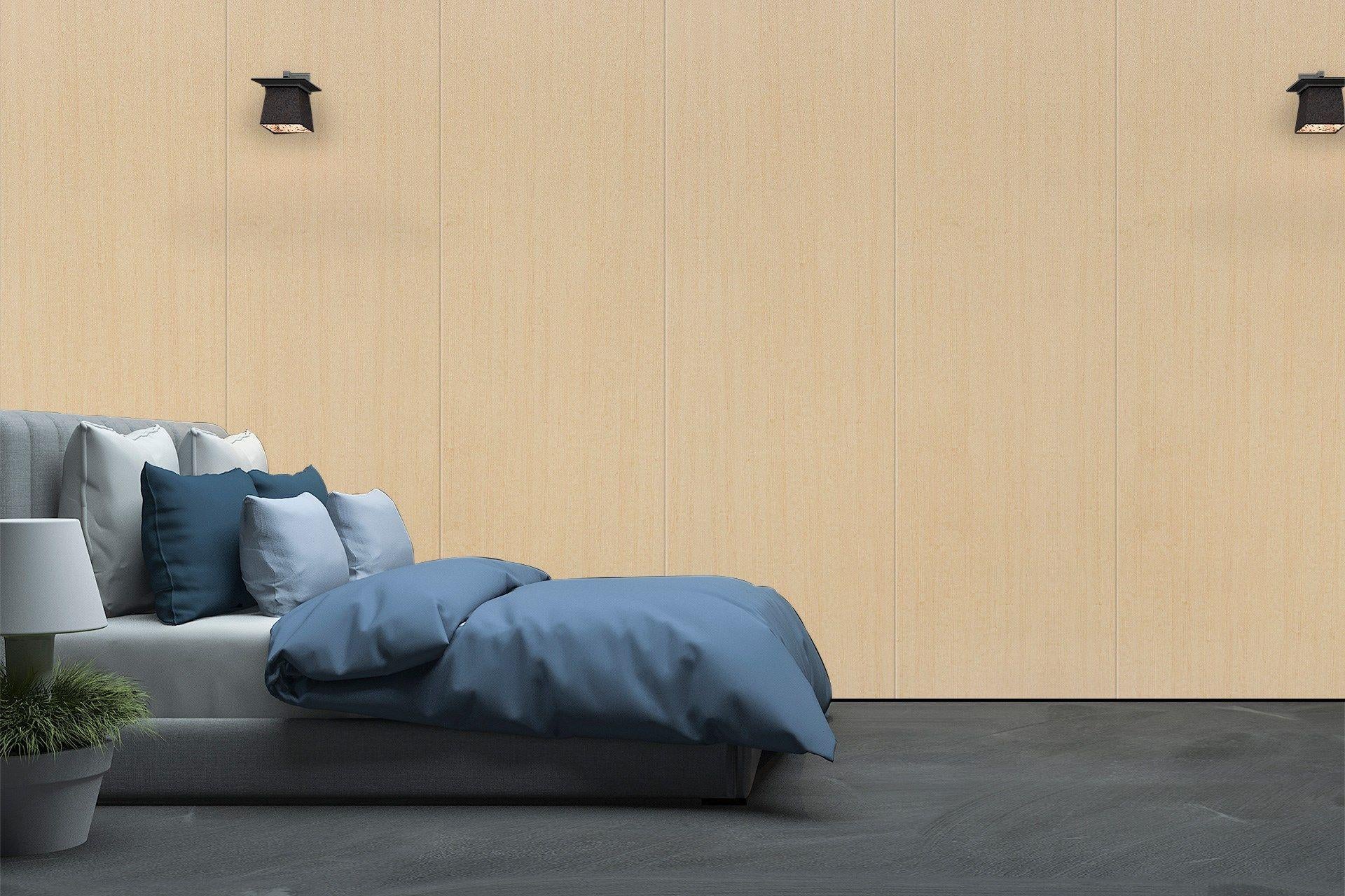 Natural Maple Wood Laminate 8x4 ft Suede 1 mm - 3057 SUD