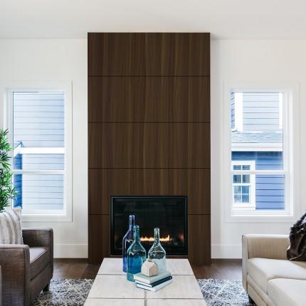 Elegant Walnut Wood Laminate 8x4 ft Suede 1 mm - 3062 SF