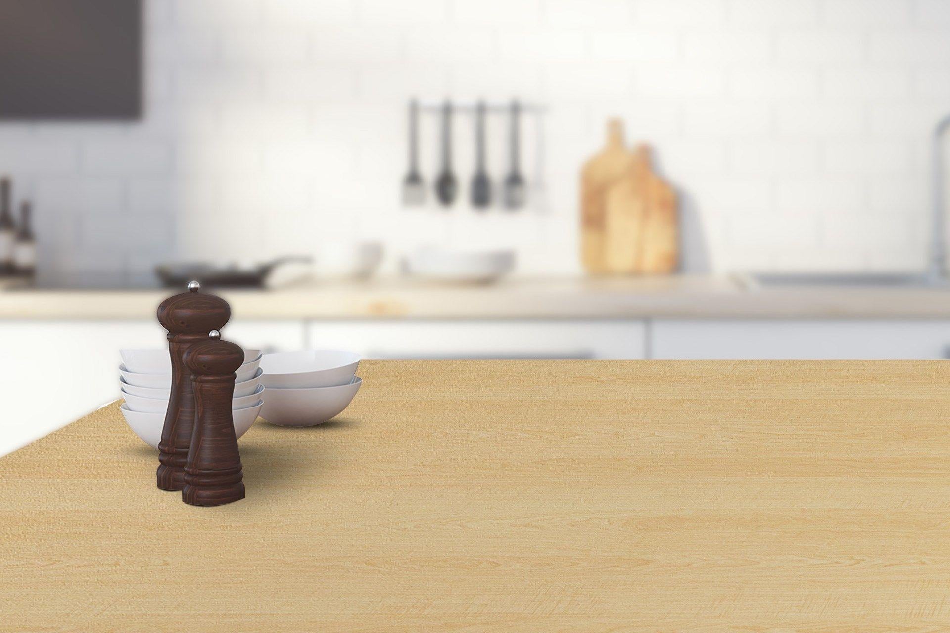 Newmika Alberta Maple 8x4 ft Suede wood laminates Brown 3062_SUD