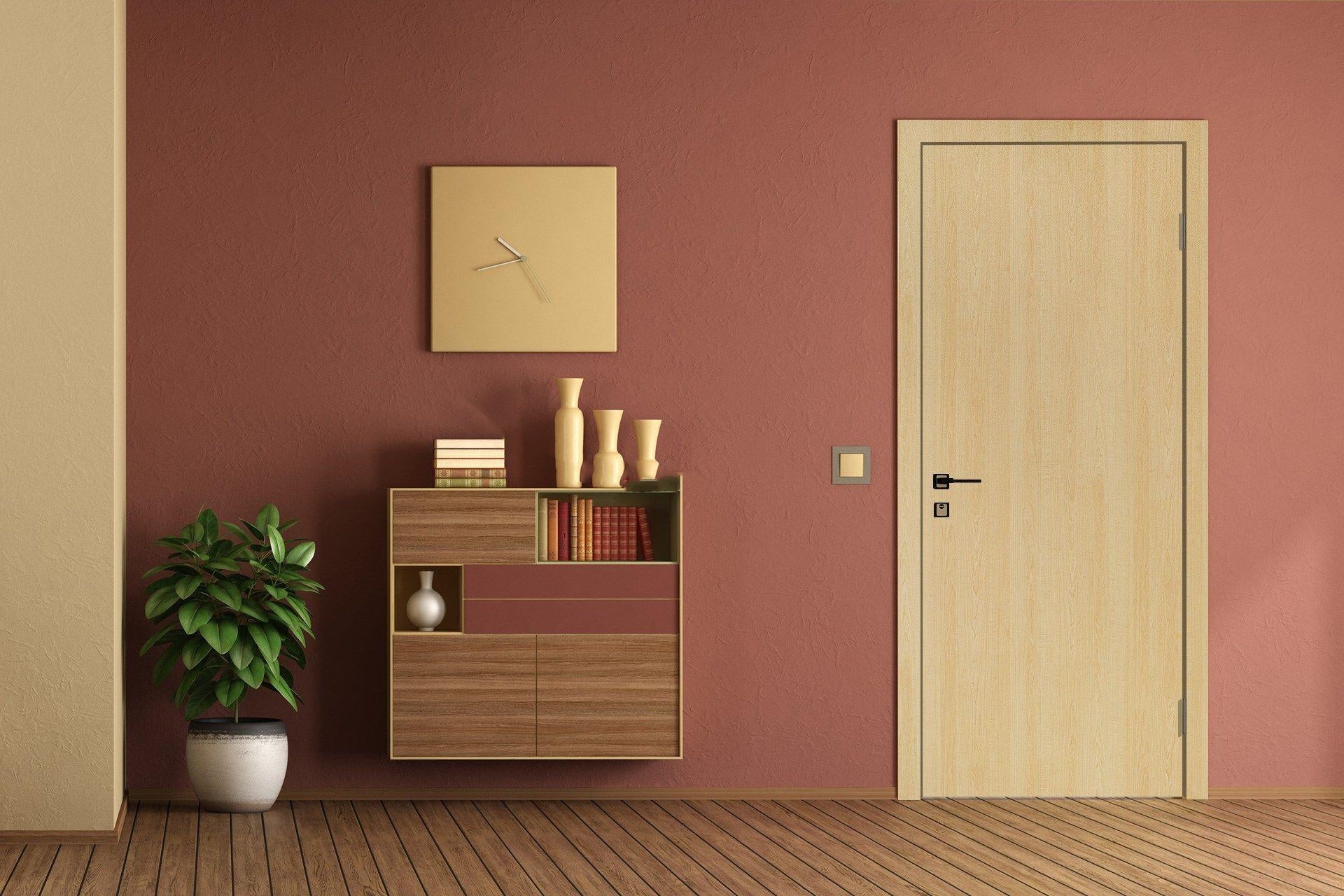 Newmika Alberta Maple 8x4 ft Suede wood laminates Brown 3062_SUD