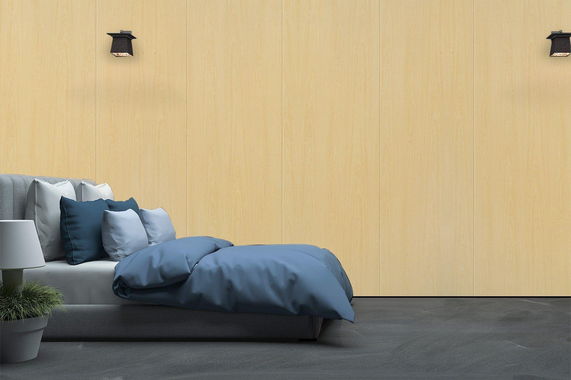 Newmika Amero Mape 8x4 ft Suede wood laminates Brown 3064_SUD