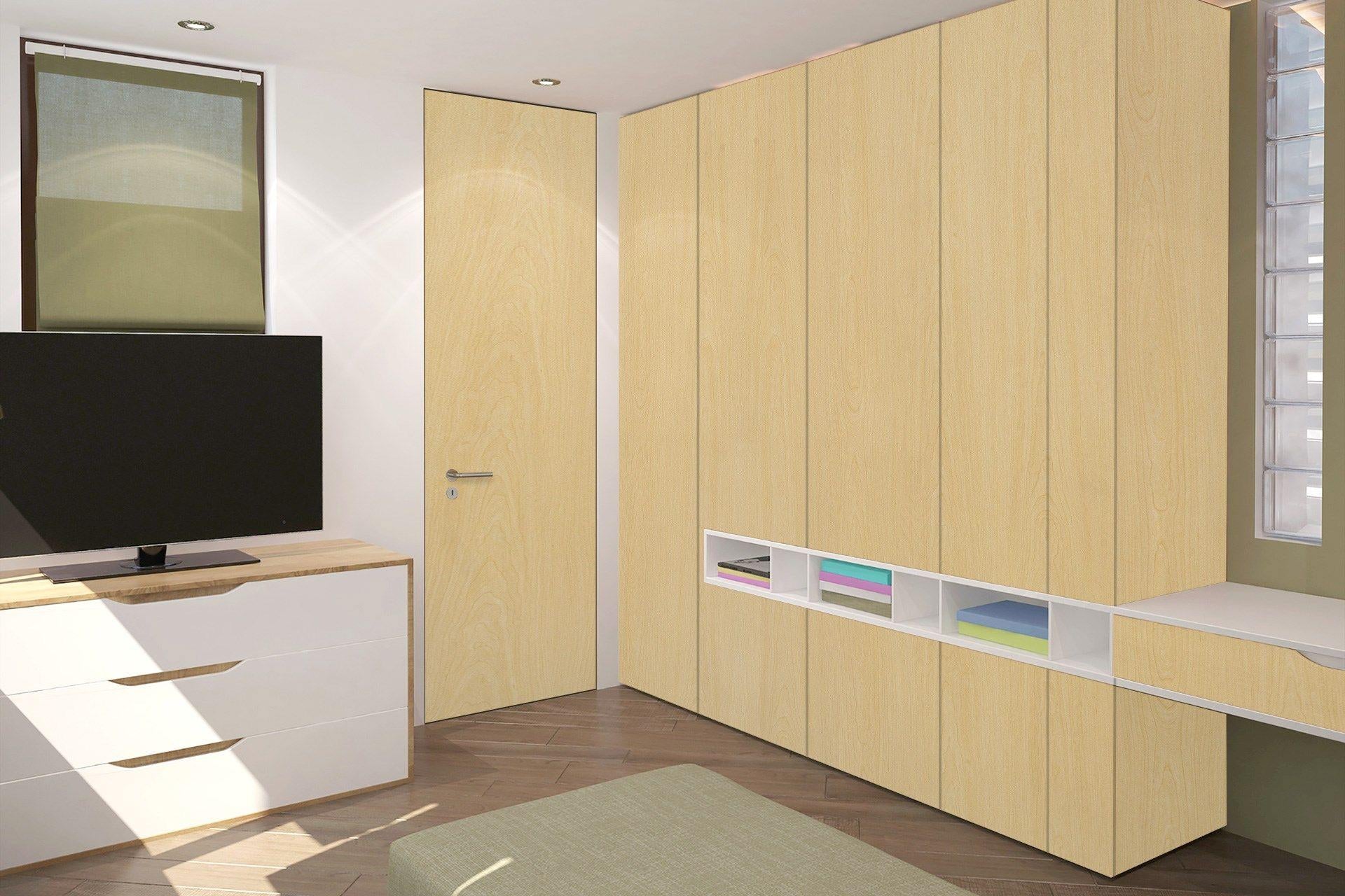 Amero Mape Wood Laminate 8x4 ft Suede 1 mm - 3064 SUD