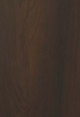Brown wood grain laminate with suede finish and visible texture, displaying a natural wood pattern with darker brown accents.