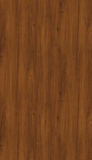 Brown wood grain laminate with textured finish, showing vertical wood pattern and natural grain details.