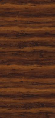 Brown wood grain laminate with suede finish and horizontal wood pattern texture