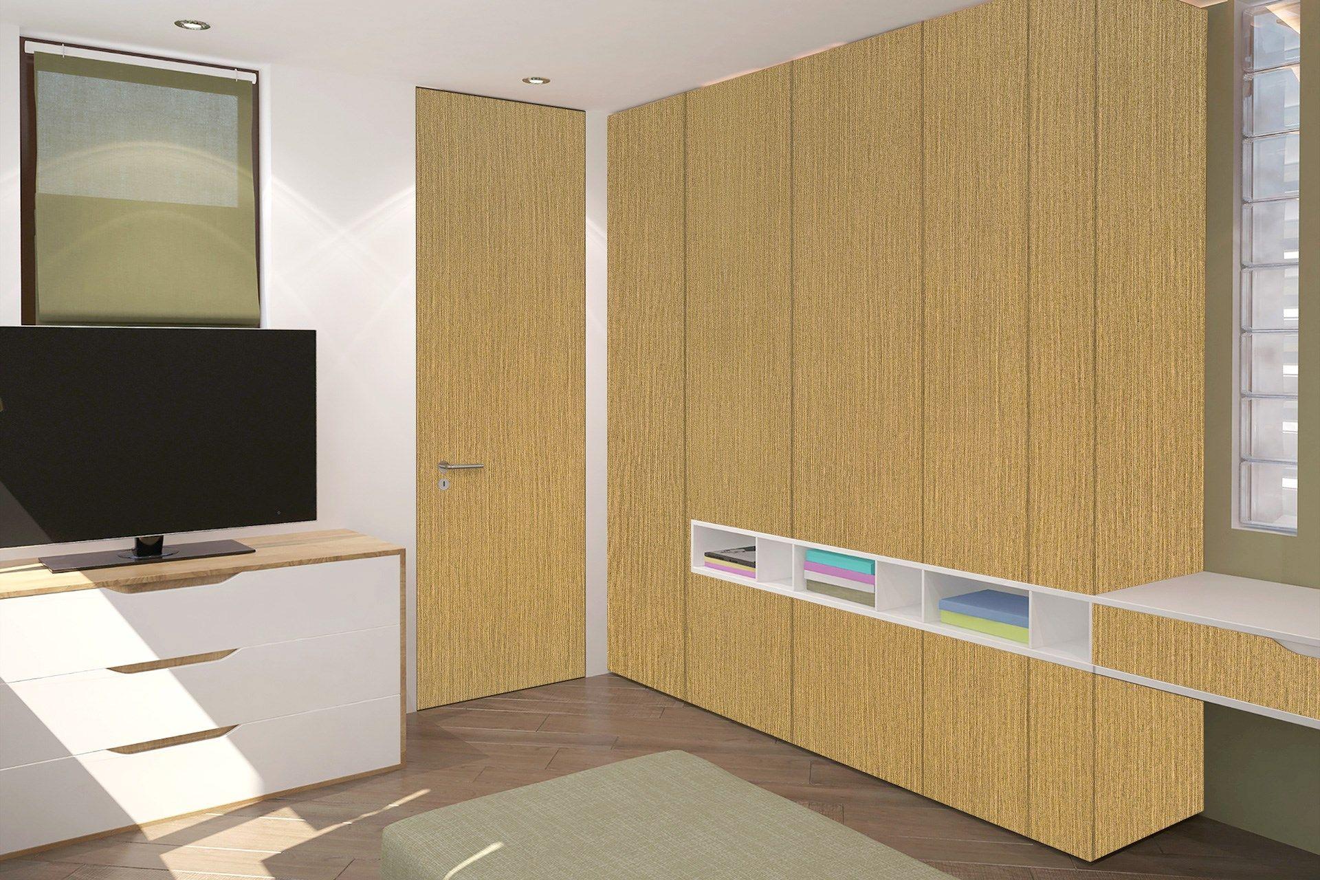Newmika Chronic Oak 8x4 ft Suede wood laminates Brown 3081_SUD