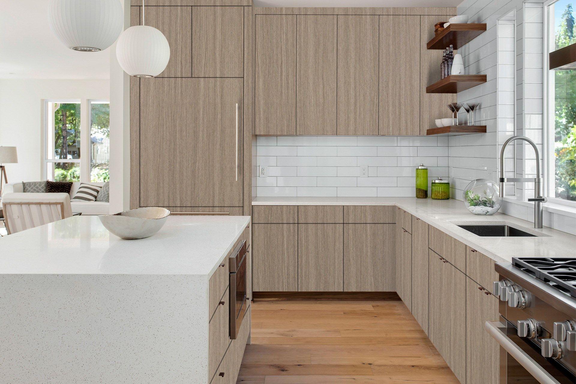 Renewal Oak Wood Laminate 8x4 ft Texture 1 mm - 3094 BRS