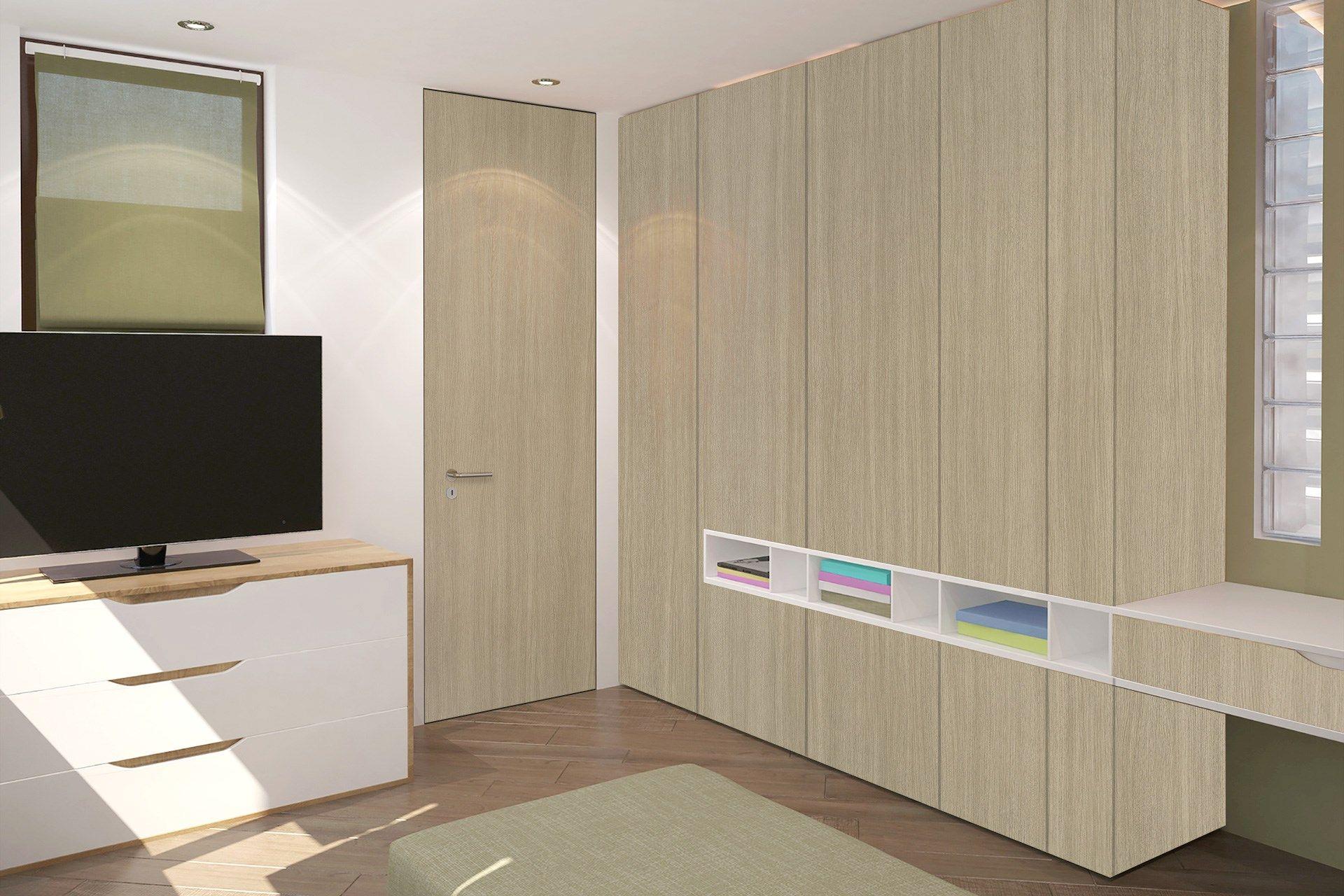 Renewal Oak Wood Laminate 8x4 ft Texture 1 mm - 3094 SPC