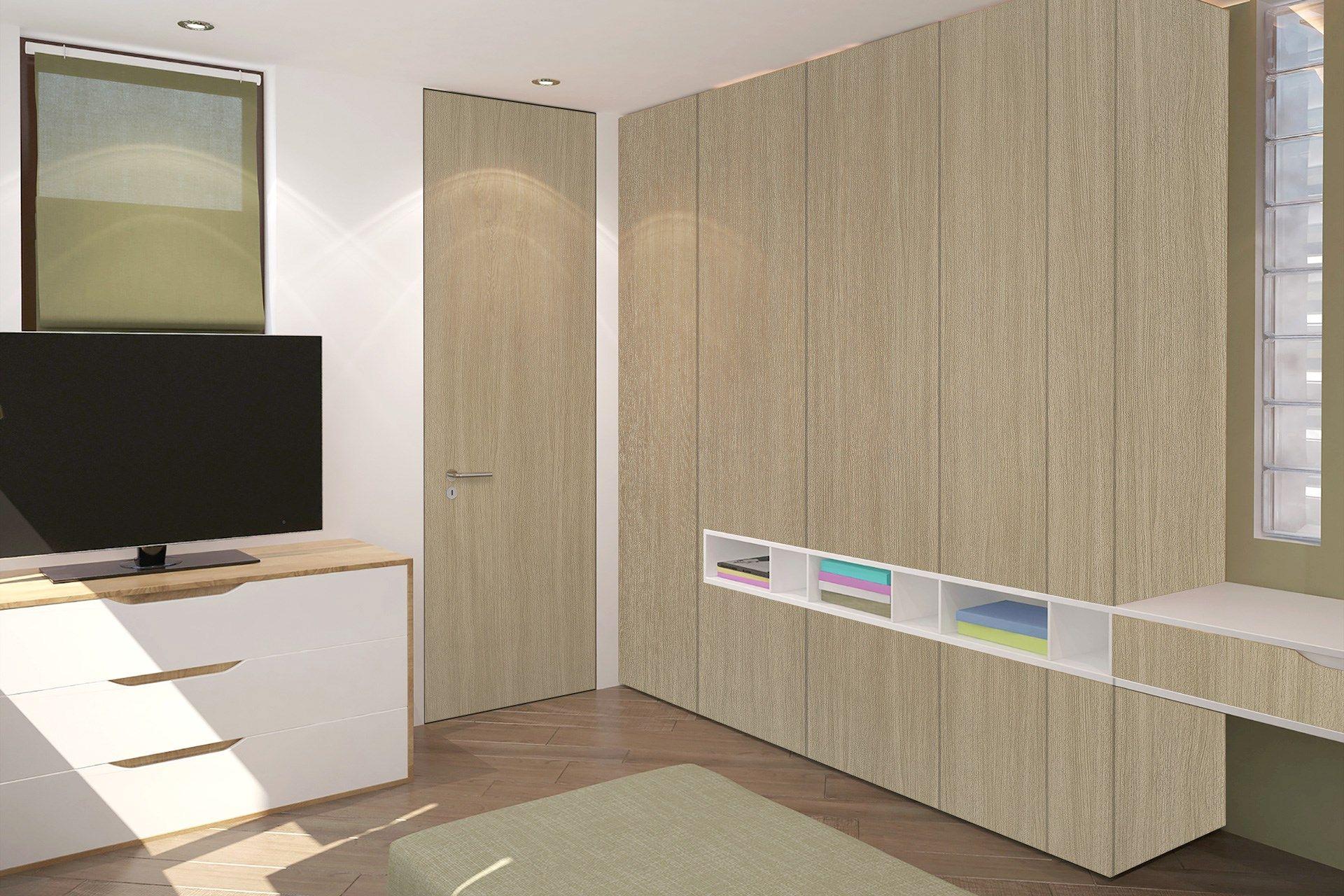 Renewal Oak Wood Laminate 8x4 ft Suede 1 mm - 3094 SUD