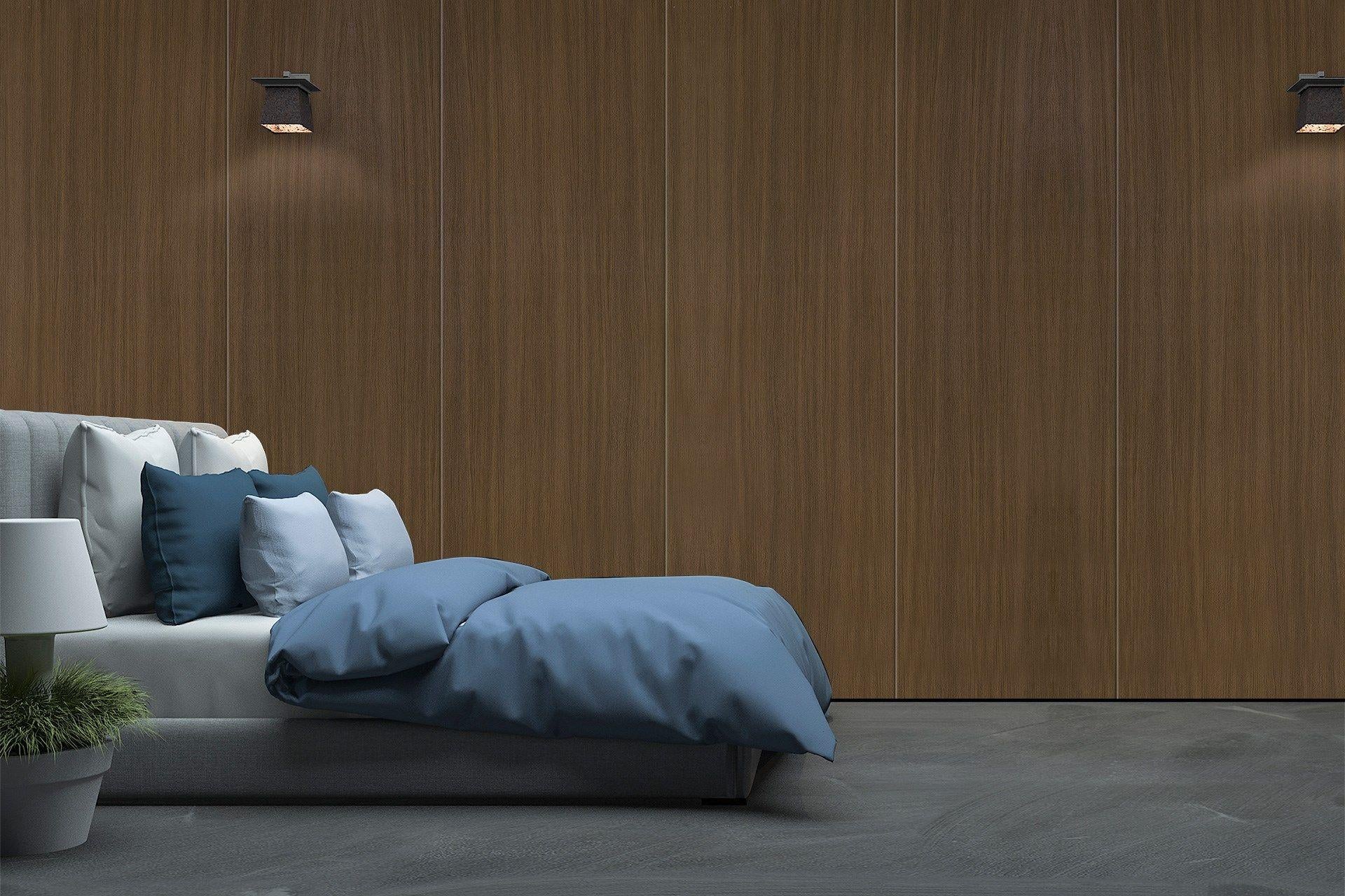 Copper Tone Wood Laminate 8x4 ft High Gloss 1 mm - 3095 NGL