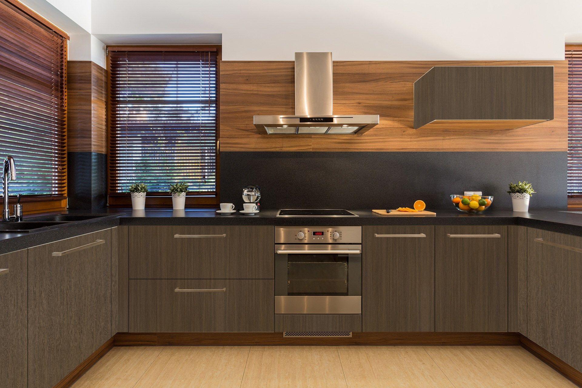 Newmika Copper Tone 8x4 ft Suede wood laminates Brown 3095_SUD