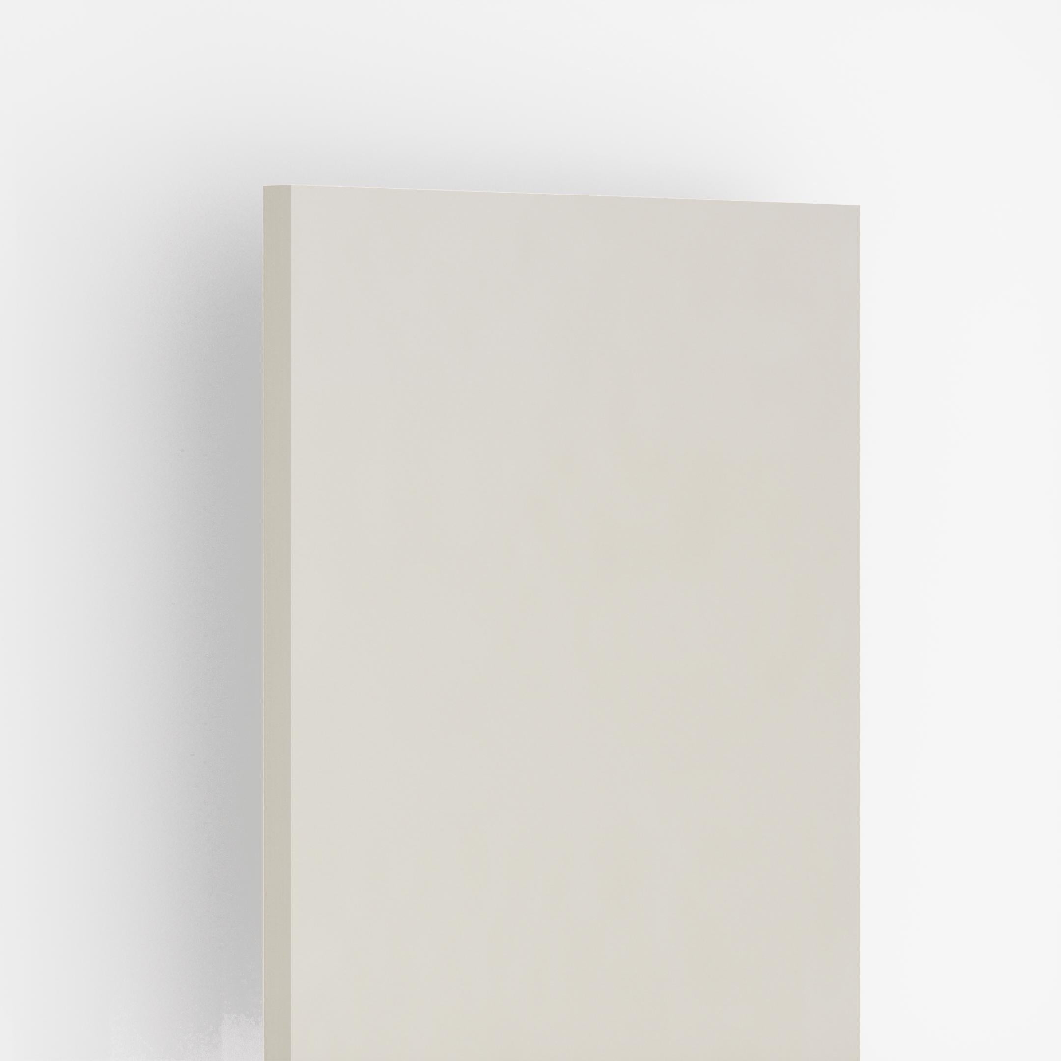Off-white plain laminate sheet with textured finish and subtle shadow effect on white background