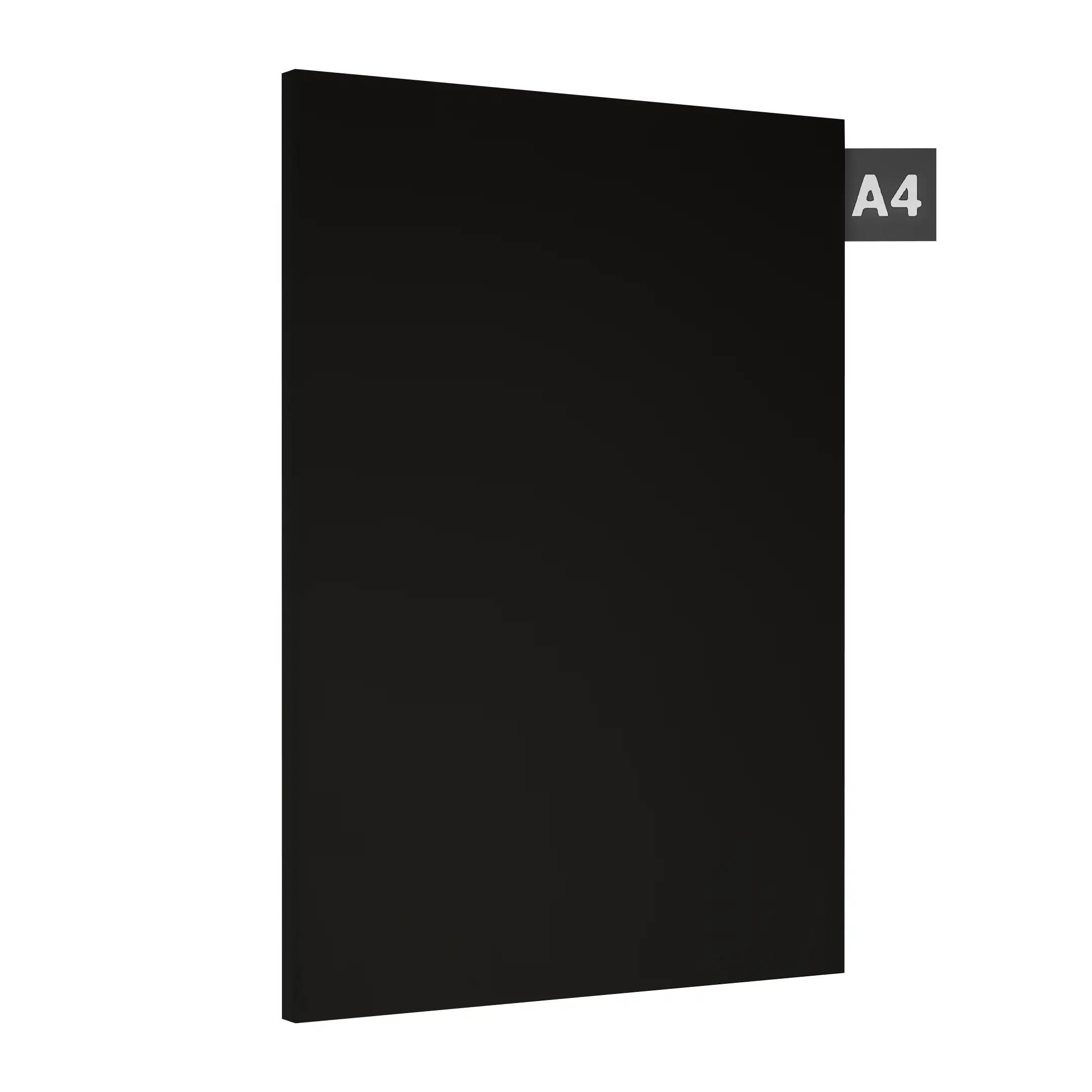 Black Plain Laminate 8x4 ft Glossy 0.8 mm - 3105 GLS