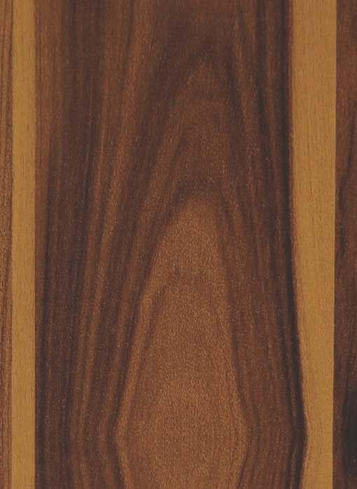 Oliviya 800 High Gloss Philippines Light Walnut Wood Laminate 8x4 ft Texture 0.8 mm - 3119 HG