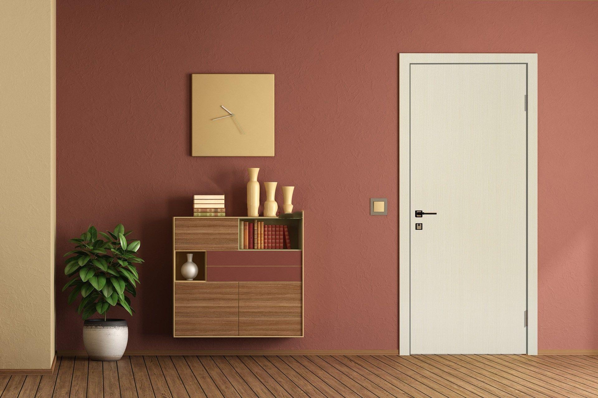 Striped Pine Wood Laminate 8x4 ft Suede 1 mm - 3121 SUD