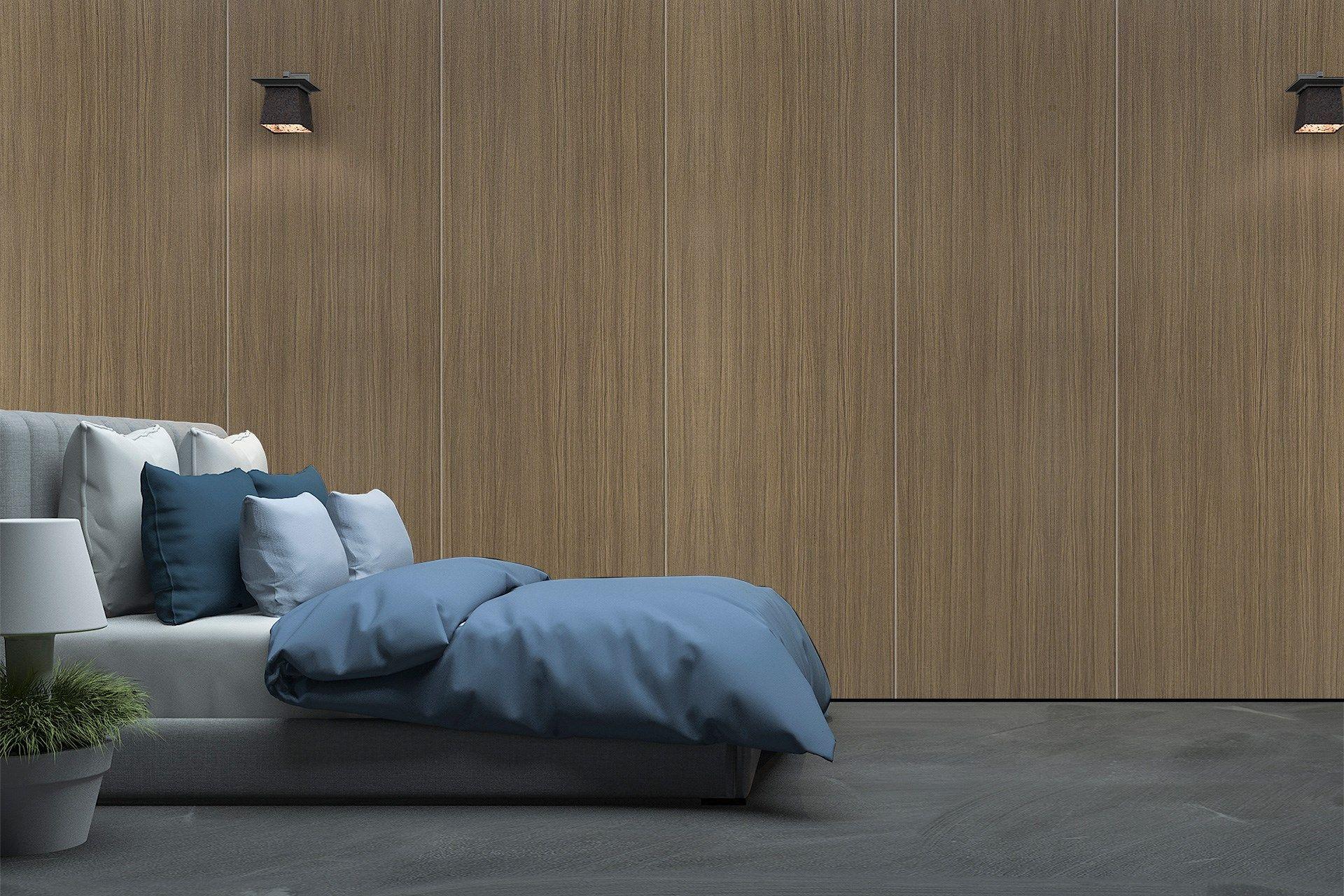 Wellington Douglas Pine Wood Laminate 8x4 ft Suede 1 mm - 3123 SUD