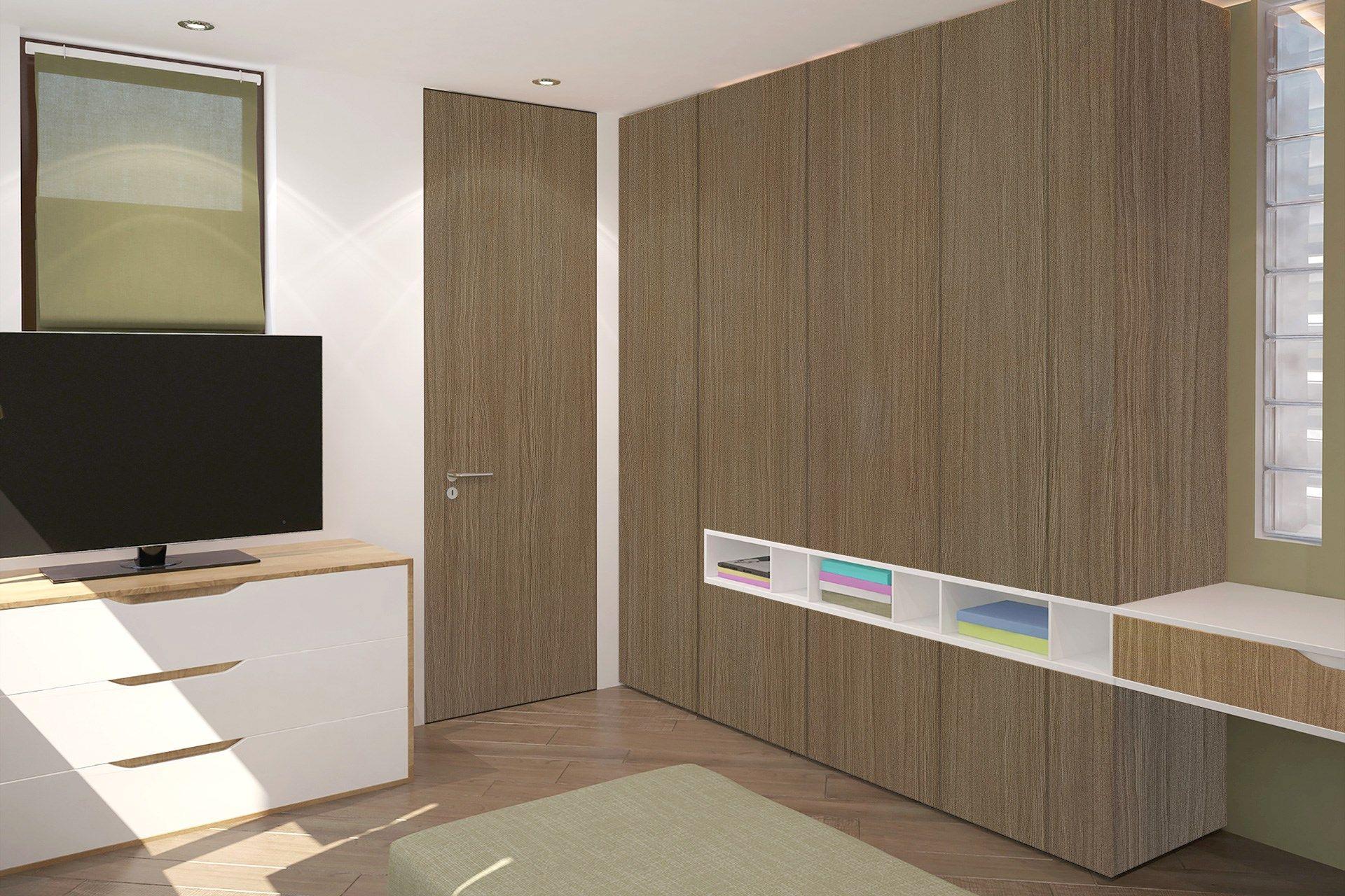 Wellington Douglas Pine Wood Laminate 8x4 ft Suede 1 mm - 3123 SUD