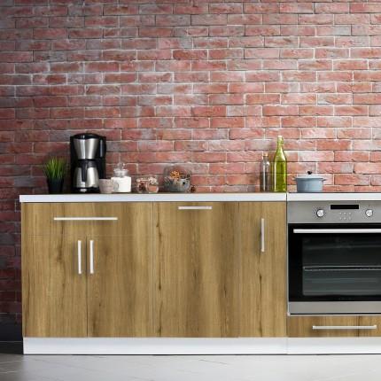 Lissa Oak Wood Laminate 8x4 ft Suede 1 mm - 3136 SF