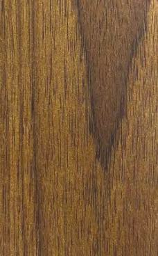 Brown wood grain laminate with textured finish and visible wood pattern and grain details