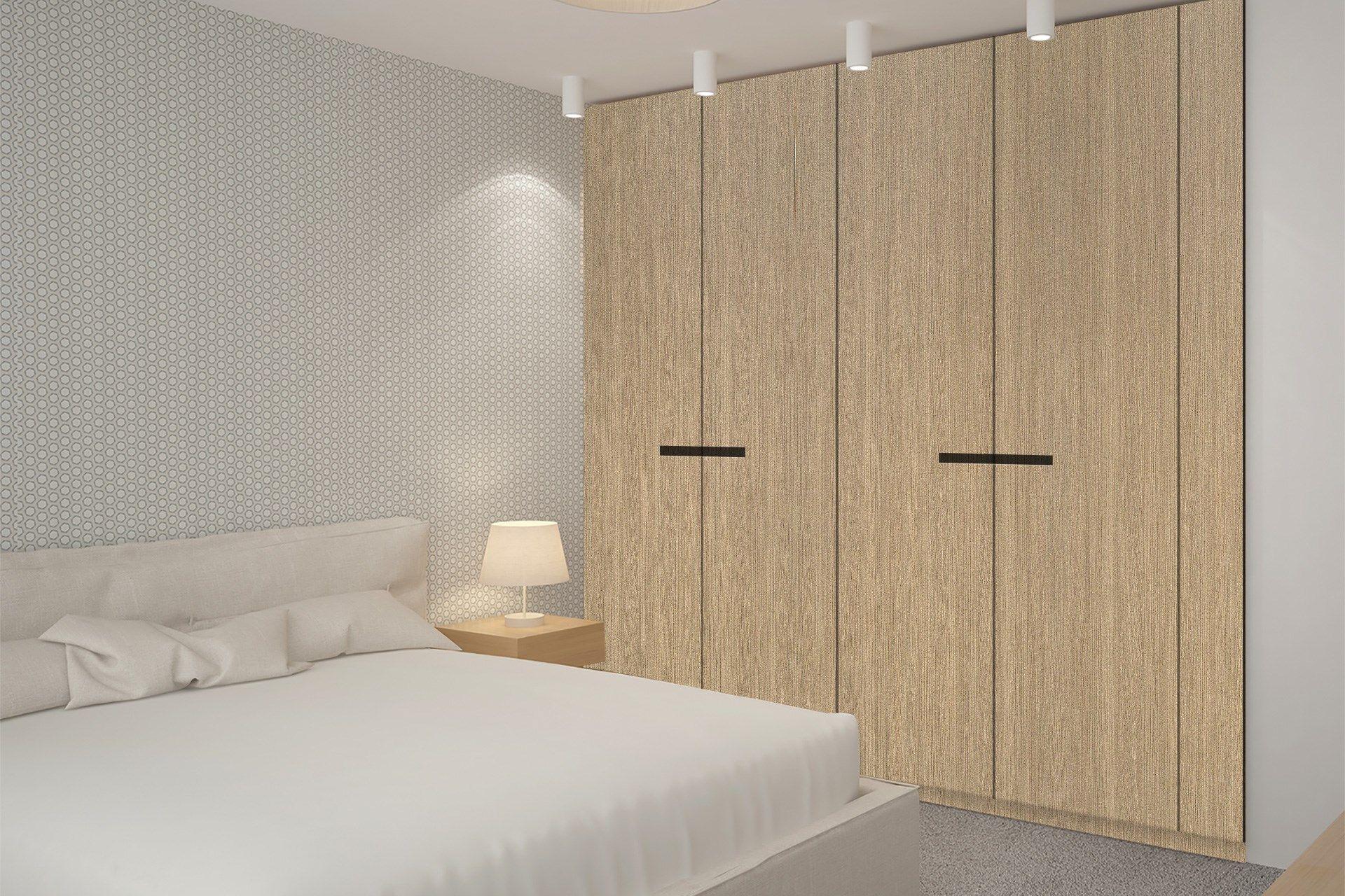 Tropical Teak Wood Laminate 8x4 ft Suede 1 mm - 3153 SUD