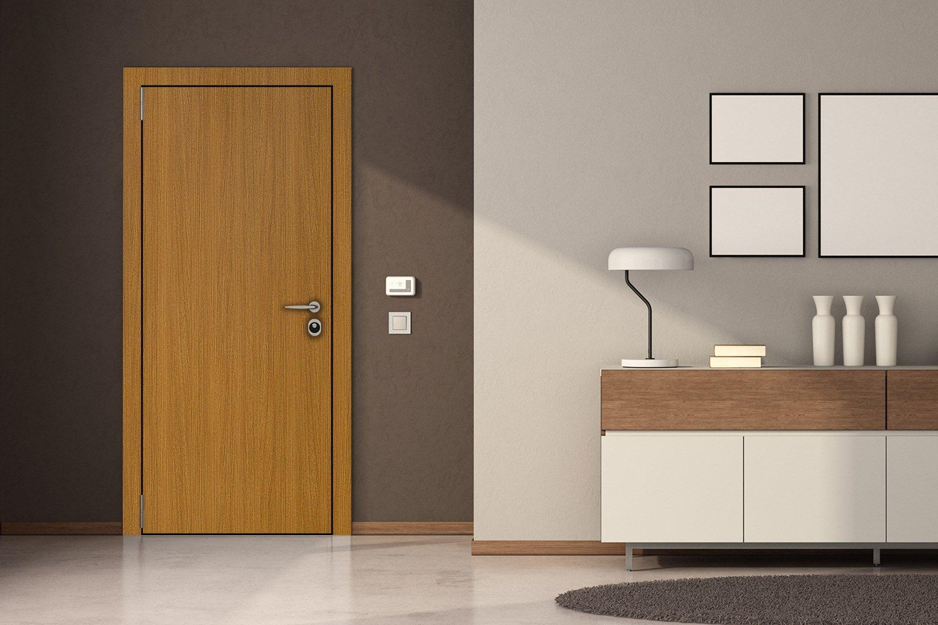 Newmika Dahat Teak 8x4 ft Suede wood laminates Brown 3154_SUD