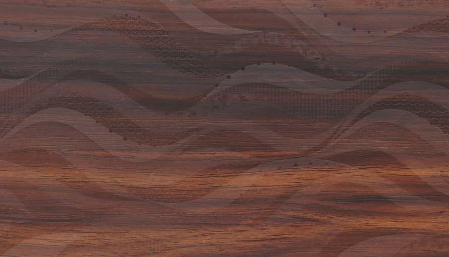 Mangolia Waves Red Sandle Wood Laminate 8x4 ft Texture 0.8 mm - 3155 MLW