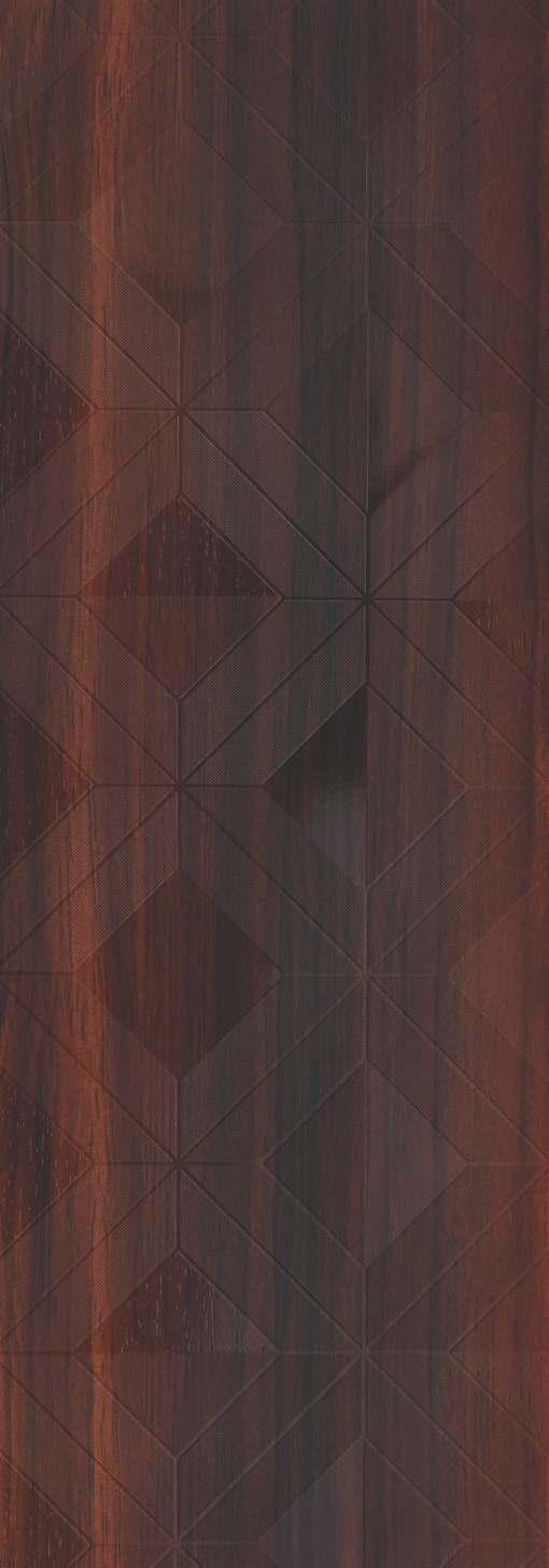 Diamond Ultima Red Sandle Wood Designer Laminate 8x4 ft Texture 0.8 mm - 3155 UTA