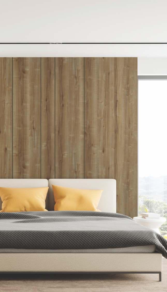 Classical Ash Teak Light Wood Laminate 8x4 ft Texture 0.8 mm - 3160 CLA