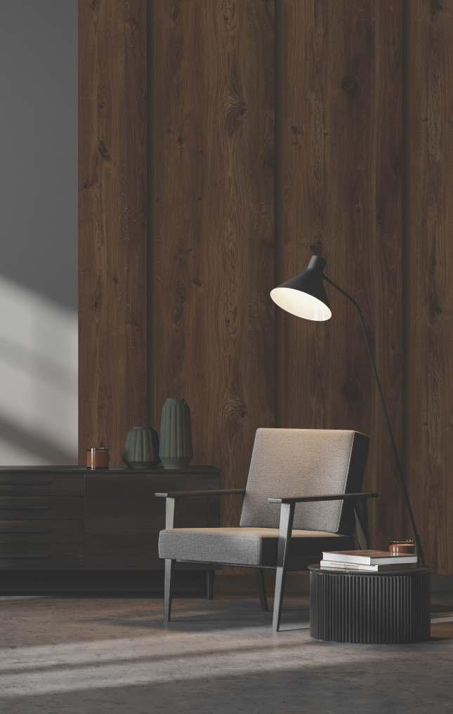 Vincent Oak Brown Wood Laminate 8x4 ft Texture 0.8 mm - 3162 HG