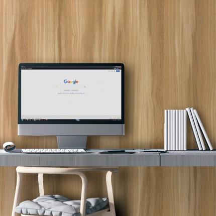 Mesobalanus Oak Wood Laminate 8x4 ft Suede 1 mm - 3163 SF