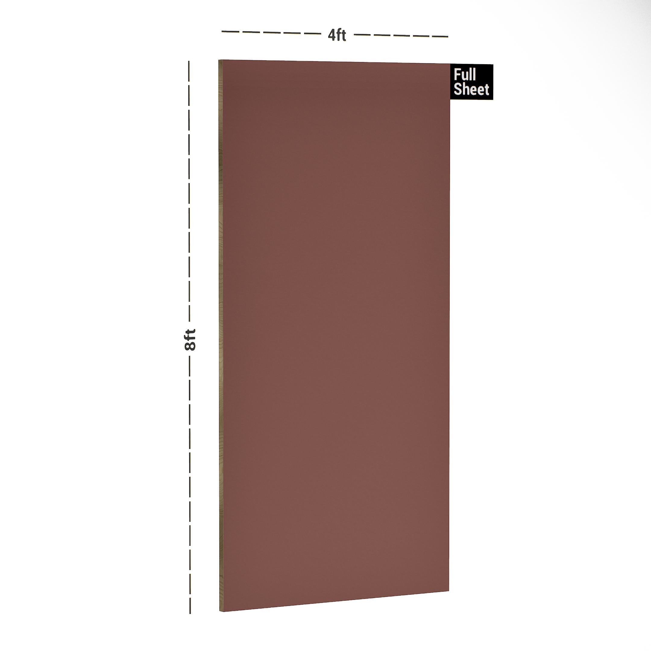 Coral Plain Laminate 8x4 ft High Gloss 1 mm - 3179 HGLS