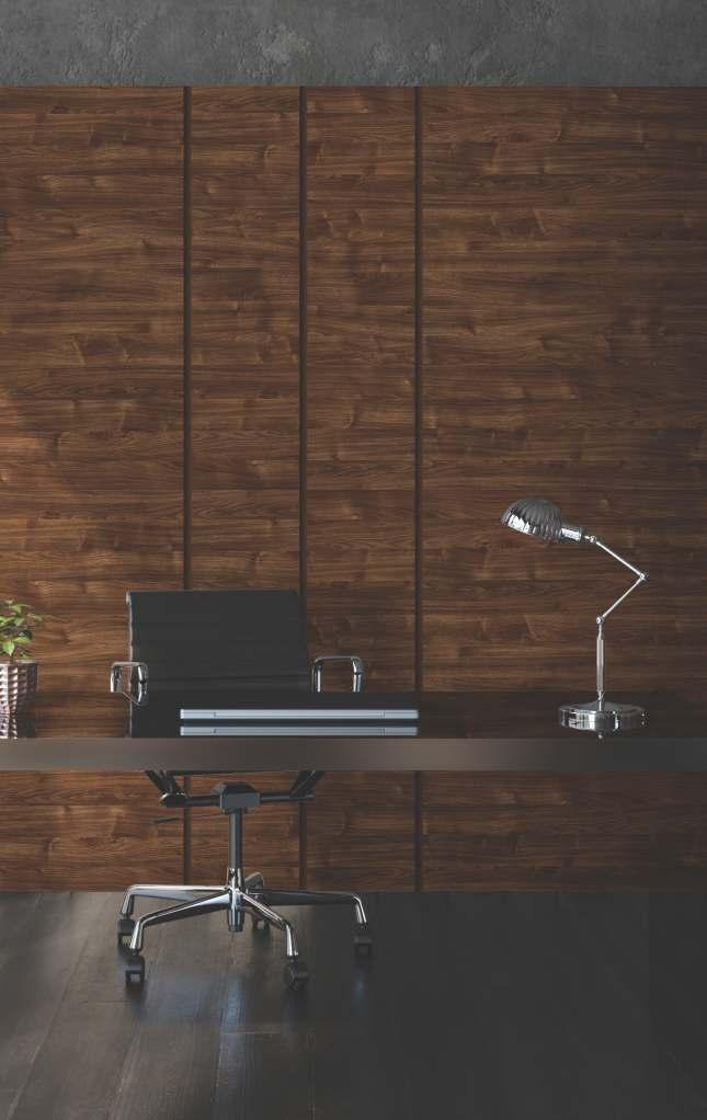 Oliviya Laminates Fusion Leather Veltech Walnut 8x4 ft Texture wood laminates Brown 3190_GRA