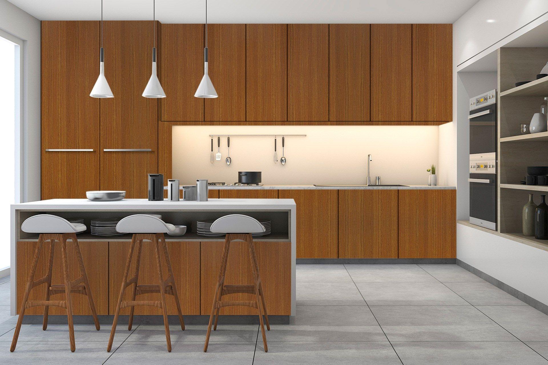 Newmika Miami Cherry 8x4 ft Suede wood laminates Brown 3202_SUD