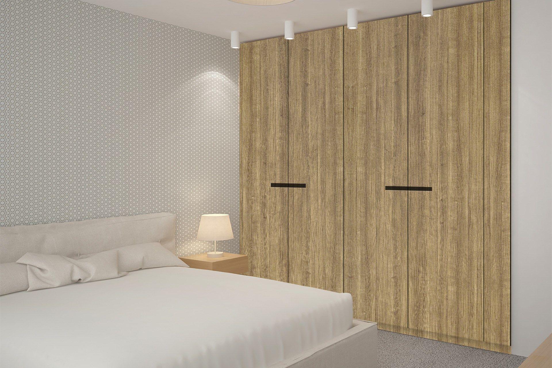 Spice Chery Wood Laminate 8x4 ft Suede 1 mm - 3204 SUD