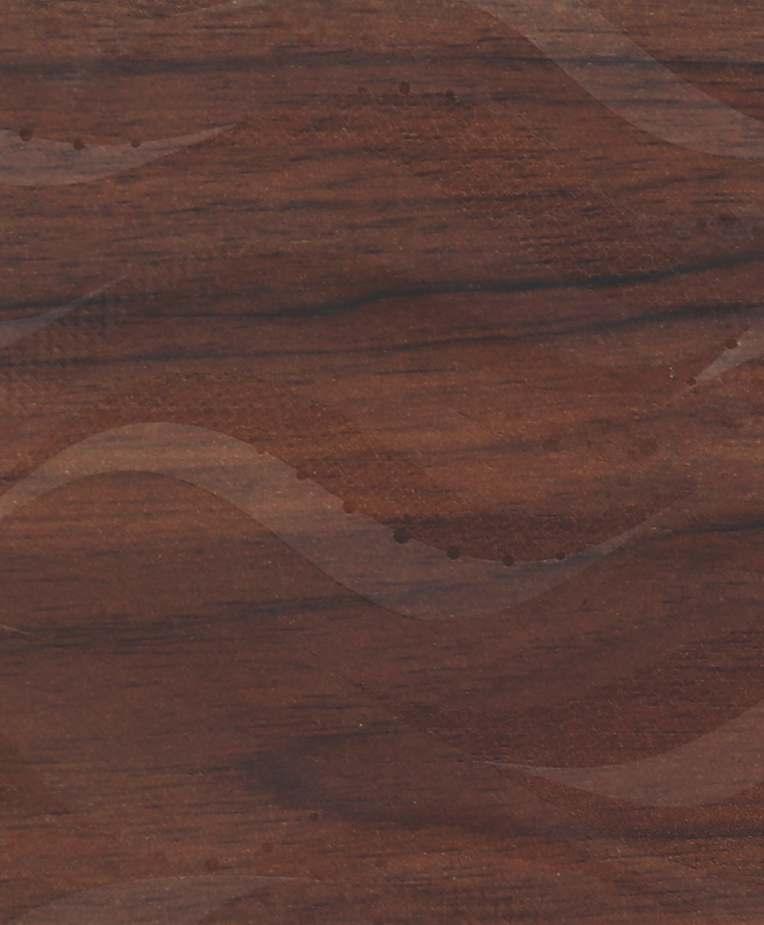 Mangolia Waves Imperial Walnut Wood Laminate 8x4 ft Texture 0.8 mm - 3205 MLW
