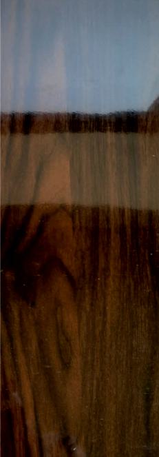 Dark African Wood Laminate 8x4 ft High Gloss 0.8 mm - 3224 SHG