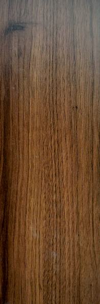 Brown wood grain laminate with textured finish and visible wood pattern and grain details