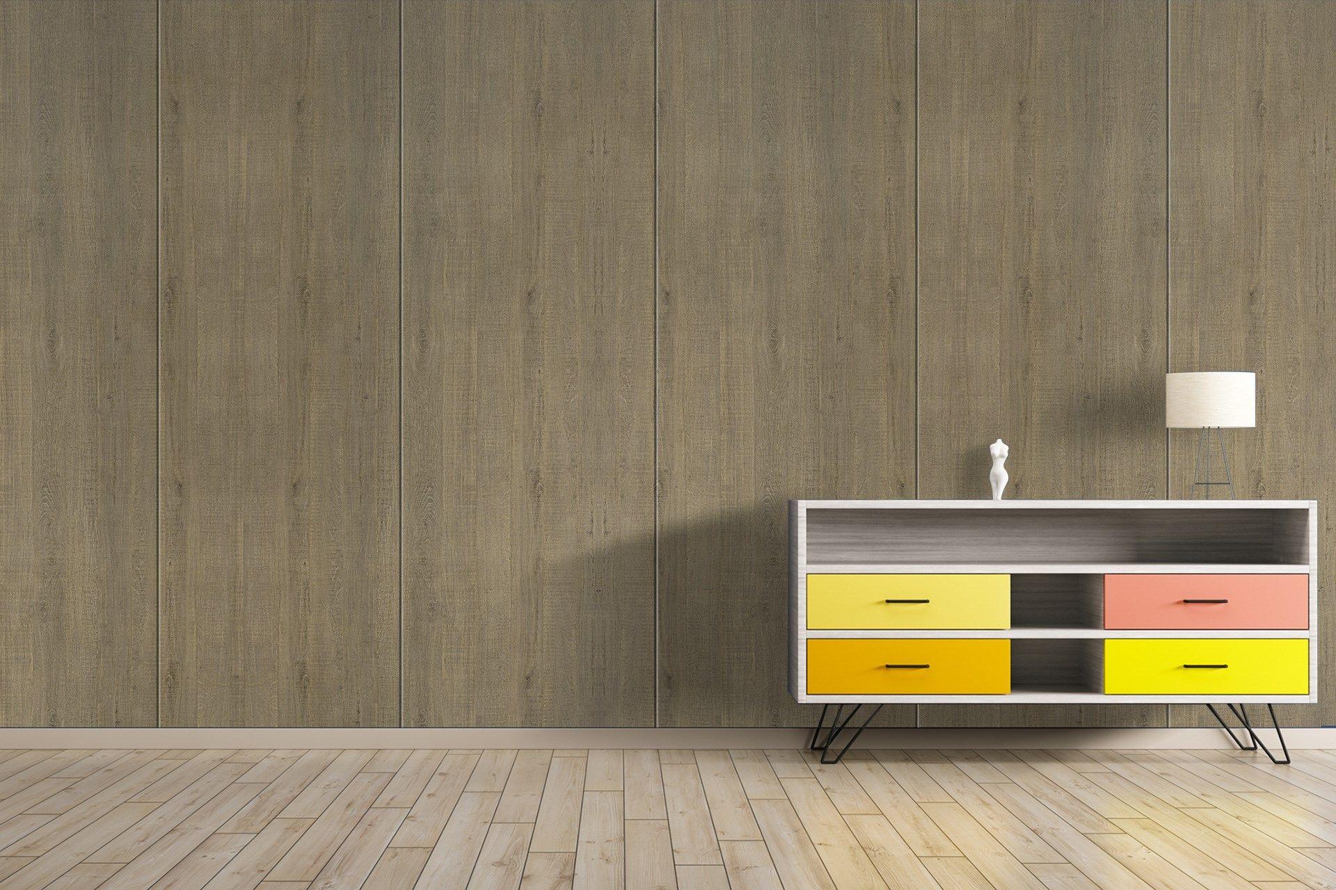 Oak Solace Wood Laminate 8x4 ft Suede 1 mm - 3245 SUD